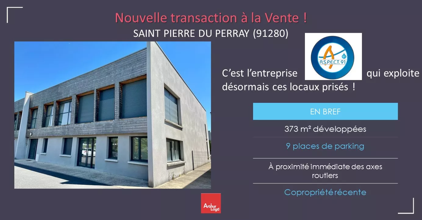 Aspect91 plomberie Saint Pierre du Perray Transaction